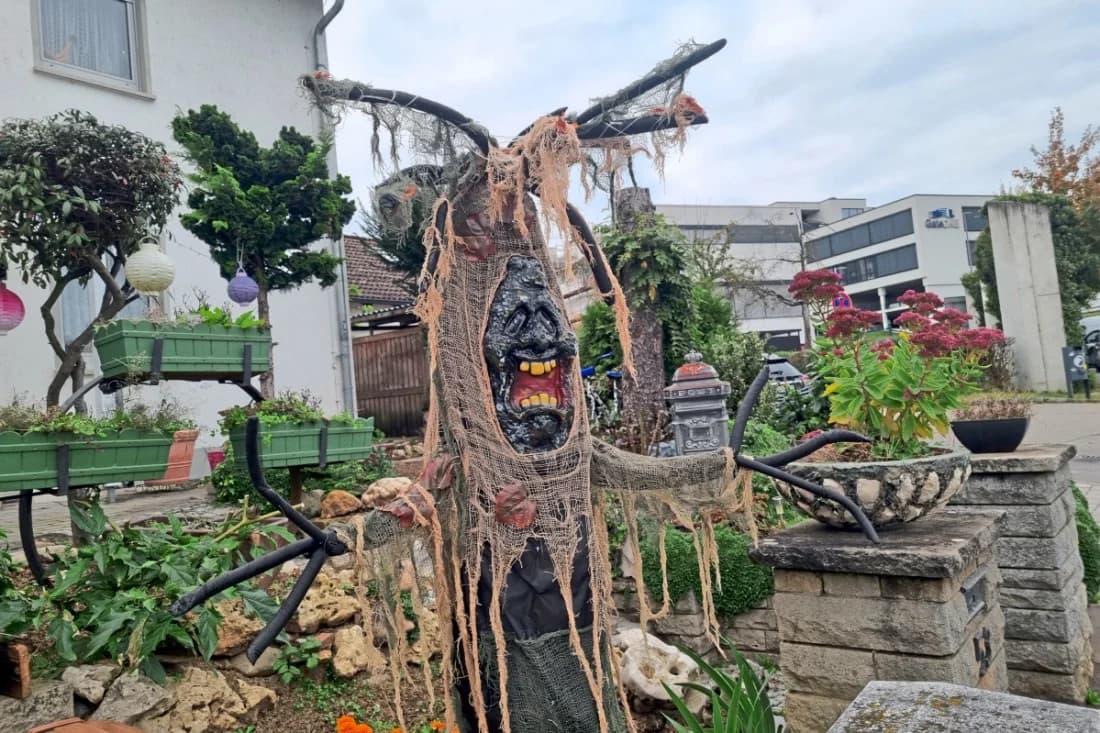 Themenwelt im Horror Halloweenhaus Nürtingen, Halloween 2025